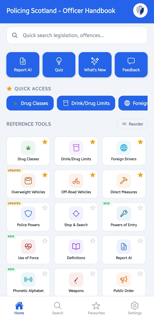 PS Officer Handbook screenshot 1