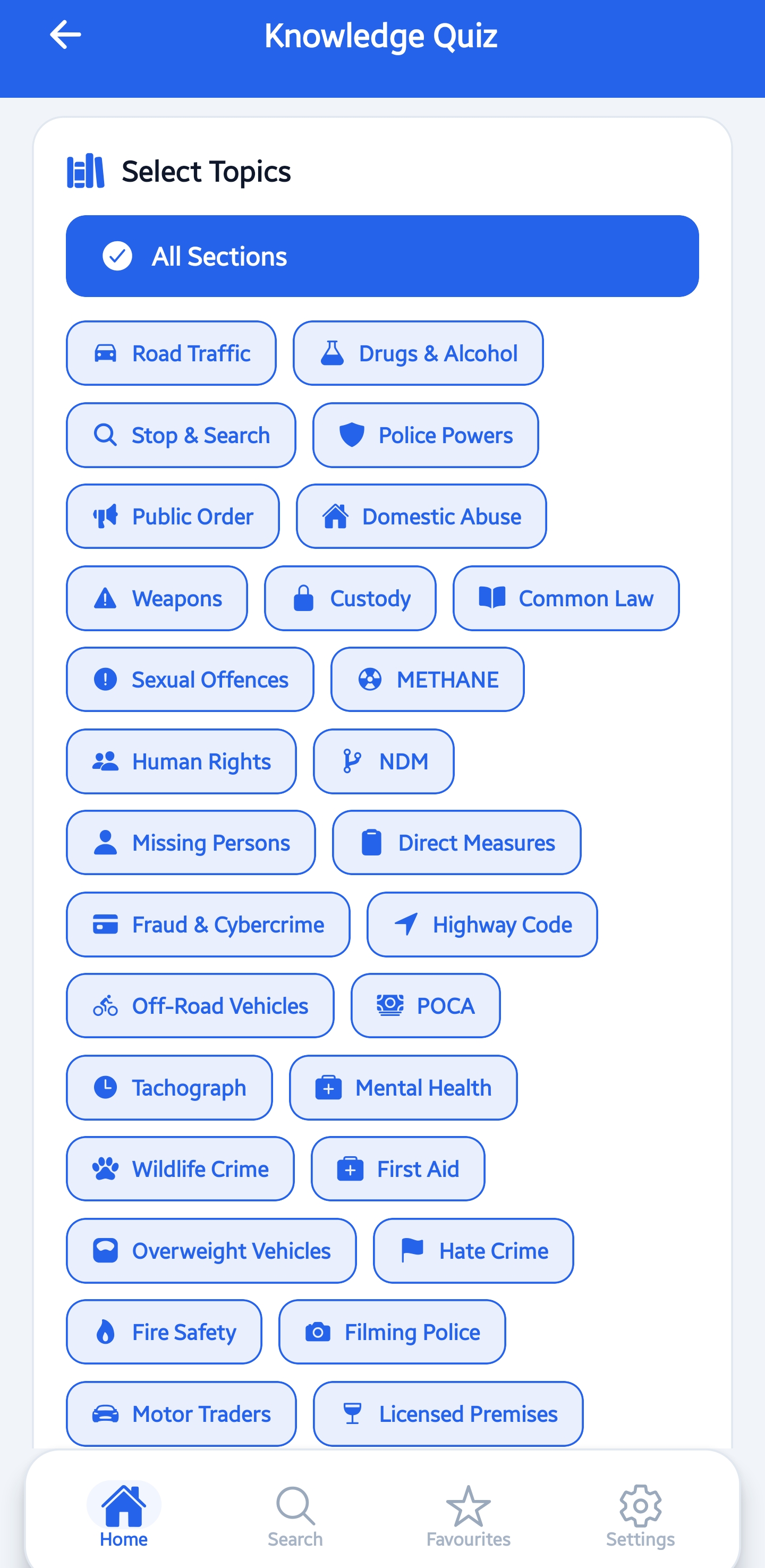 PS Handbook Knowledge Quiz screenshot