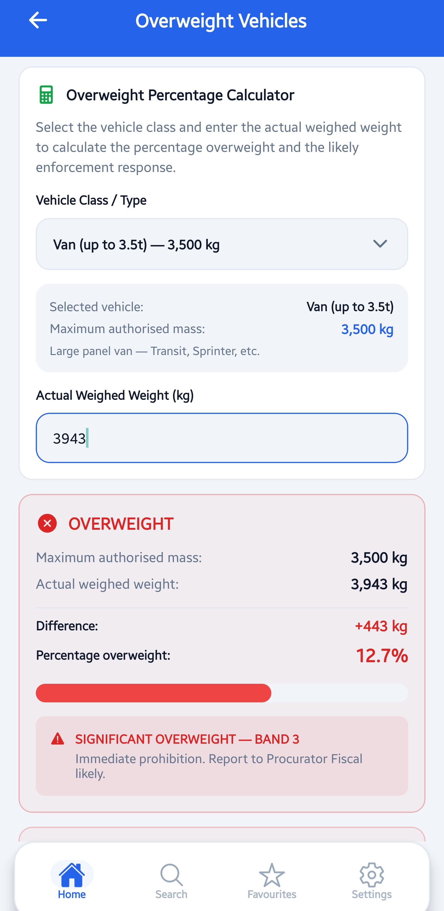 PS Handbook Overweight Vehicles screenshot